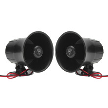 2X 12V 20W Coche Camión RV Aire Sirena Eléctrica Bocina Altavoz Van PA Alarma de Sonido Fuerte