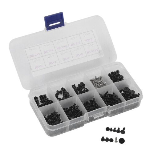 1000Pcs M2 M2.5 M3  Screw Flat  Phillips Screws Laptop Notebook Screws Set Kit for Computer Small Screw 2