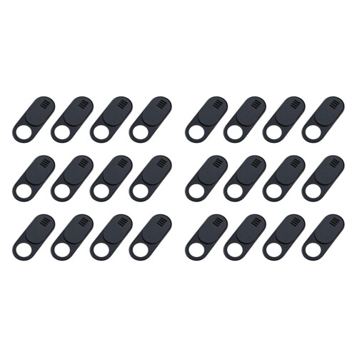 Webcam Cover, 24-Pack Ultra Thin Design Web Camera Cover Slide for Laptop, PC, , , Computer, , Pro- Black