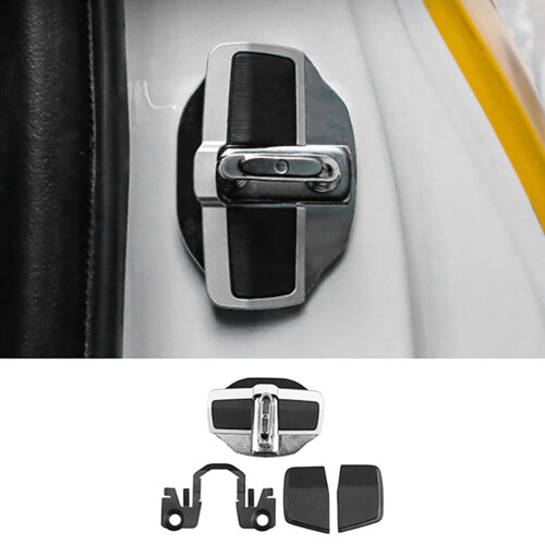 2 Sets for TRD Door Stabilizer Door Lock Protector Latches Stopper Covers for  Land  Alphard Vellfire 1