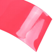 2X 2M 50mm Width PVC Heat Shrink Wrap Tube Red for 2 X 18650 Battery