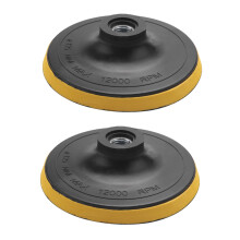 2X Polierteller Stuetzteller Schleifteller Klettteller M14 Forte Poliermaschine Neu K1 Gewindedurchmesser: 125MM