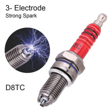 10 Pieza 3-BujíA de Electrodo D8TC para 125Cc 150Cc 200Cc 250Cc Motocicleta Scooter ATV Quads