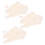Plate Perlen 300X Perlmutt Perle Schale Rund 35mm Weiss 1