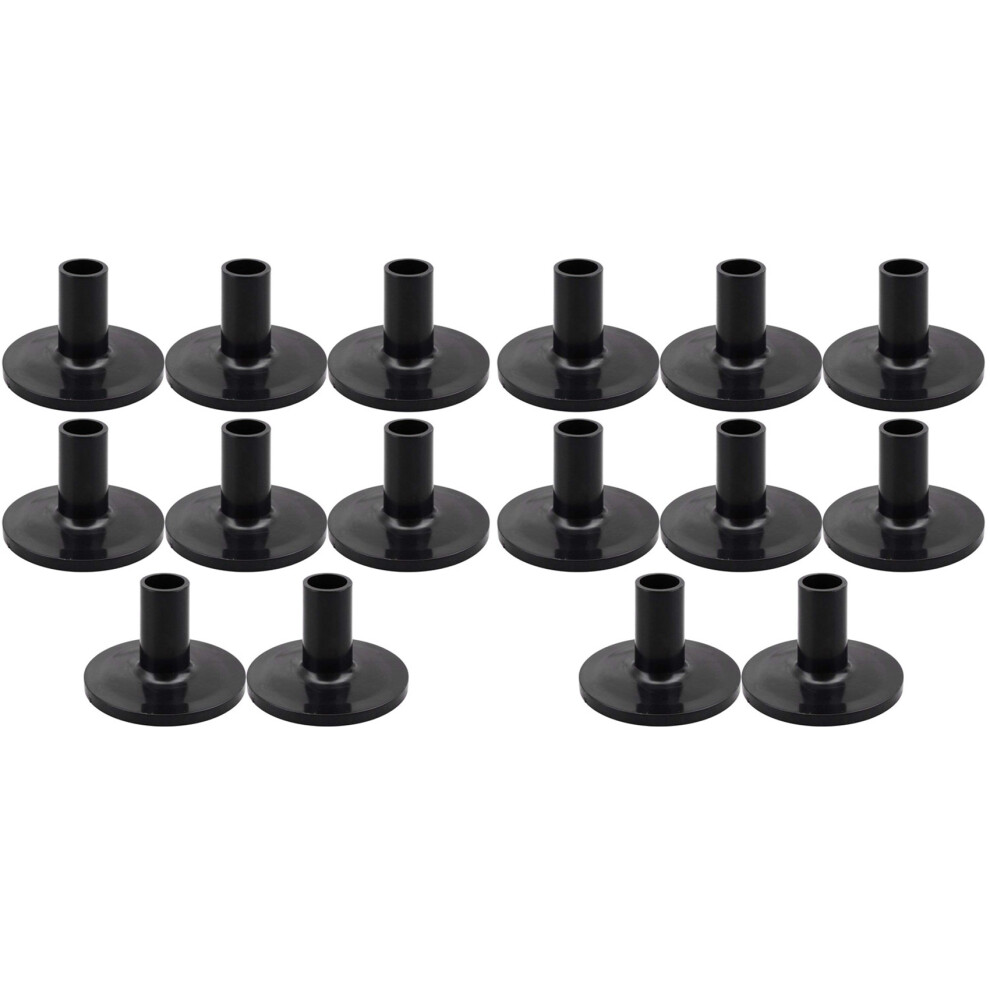 16Pcs Cymbal Sleeves 8Pcs 38X26mm Drum Cymbal Sleeves Replacement For Shelf Drum Kit Black 6032356851597