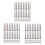 M2 x 20mm Long Hex Socket Knurled Cap Screws Bolts Nuts Set 60Pcs 1