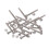 M2 x 20mm Long Hex Socket Knurled Cap Screws Bolts Nuts Set 60Pcs 8