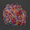 4000 Mixed Bicone Acrylic Tiny Spacers Beads 4X4mm 2