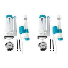 6X Juego de Accesorios de Inodor Doble Marinos VáLvula de Drenaje Individual de Moda Vieja Accesorios del Tanque de Agua