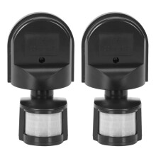 2X Ac110V-240V Outdoor Pir Motion Sensor Wall Light Lamp 180 Degree Sensor Detector Pir Motion Sensor LED
