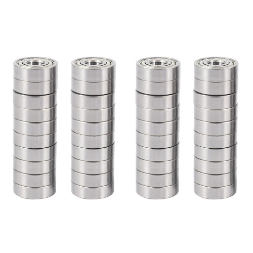 40Pcs 695ZZ 5mmx13mmx4mm Double Shielded Miniature Deep   Bearing