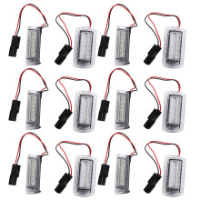 6X White Red Car LED Door Courtesy Light for Wish Prius Camry Alphard Isis Estima for Is250 Rx350