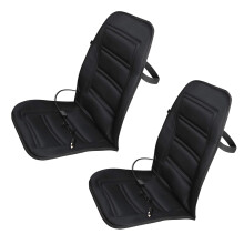 2X Heated Car Cushion - Auto Cover Warmer Auto Headed with Lumbar Support