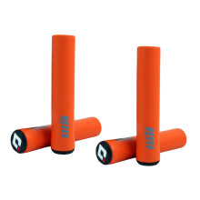 4X ODI MTB Bicycle Grip Silicone Handlebar Grips Shock-Absorbing Soft Mountain Bicycle Grip Bike Accessories Orange