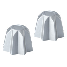 2X Anodized Aluminum Decorative Mold Cake Bread Pandoro Jelly Chocolate Muffin Household Goods Kitchen Baking Tools B