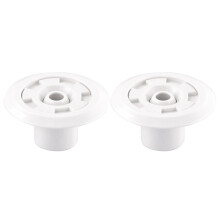 2X Pool and Spa Swimming Pool Outlet Nozzle 1.5 In 360 Rotatable Swimming Pool Massage Nozzle Water Outlet