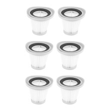 6Pcs Replacement Hepa Filter for Midea Sc861 Sc861A Vacuum Cleaner Spare Parts Accessories Cleaning Hepa Filters