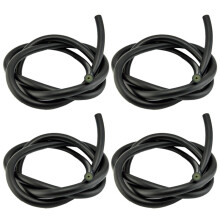 4X Bandas de Arpón de Goma para Pesca Submarina de 14X3 MM Tubo de Emulsión Equipo de Accesorios de Pesca Submarina de Buceo de Látex, 50 cm
