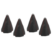 4X Universal Auto Manual Gear Shift Knob Boot Dust-Cover Gear Gaiter Cover Gear Shifter Boot Shift Knob Gaiter Boot