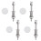 4X,86mm Suction Cup Bracket Hexagonal Bushing Thread Vacuum Cup Liquid Level Compensator Injection Molding Machine Parts 1