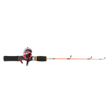 Ice Fishing Rod Kit: 56cm Carbon Fiber Rod Reel with Line & Hooks
