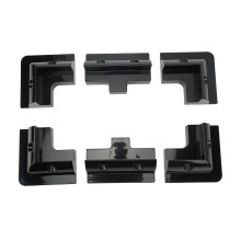 Cooling Air Gap Solar Panel Mounting, Drill Free Corner Bracket For High Strength Abs, Ventilation And Heat Dissipation For Rv, Boats, Motorhomes,