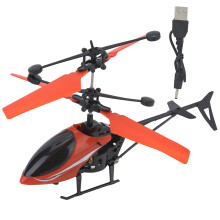 Fjernstyrt helikopter med LED-lys, gyrostabilisator og høydeholdingsteknologi for nybegynnere, 2,4 GHz fjernstyrt helikopter med enkel betjening