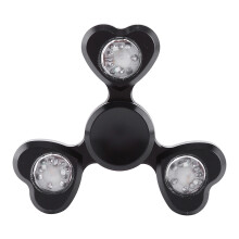 LED Fidget Spinner Toy For Kids Adults, Glow In The Dark Stress Relief Spinner With Light Up Design, ADHD Anxiety Autism Sensory Toy, Easy To Carry Li