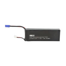 Bateria de substituição para drone Hubsan H501S Pro, fonte de alimentação Lipo de alta capacidade 7.4V 2700mAh com conector EC2 fêmea para