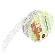 Cinta de encaje para envolver regalos, ribete de encaje floral para manualidades, cintas de encaje nupcial con patrón hueco, cintas decorativas de