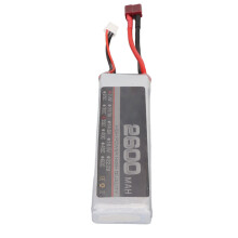 LiPo-Batterie 2600mAh 2S 7,4V 35C RC-Pack, 117x34x17mm