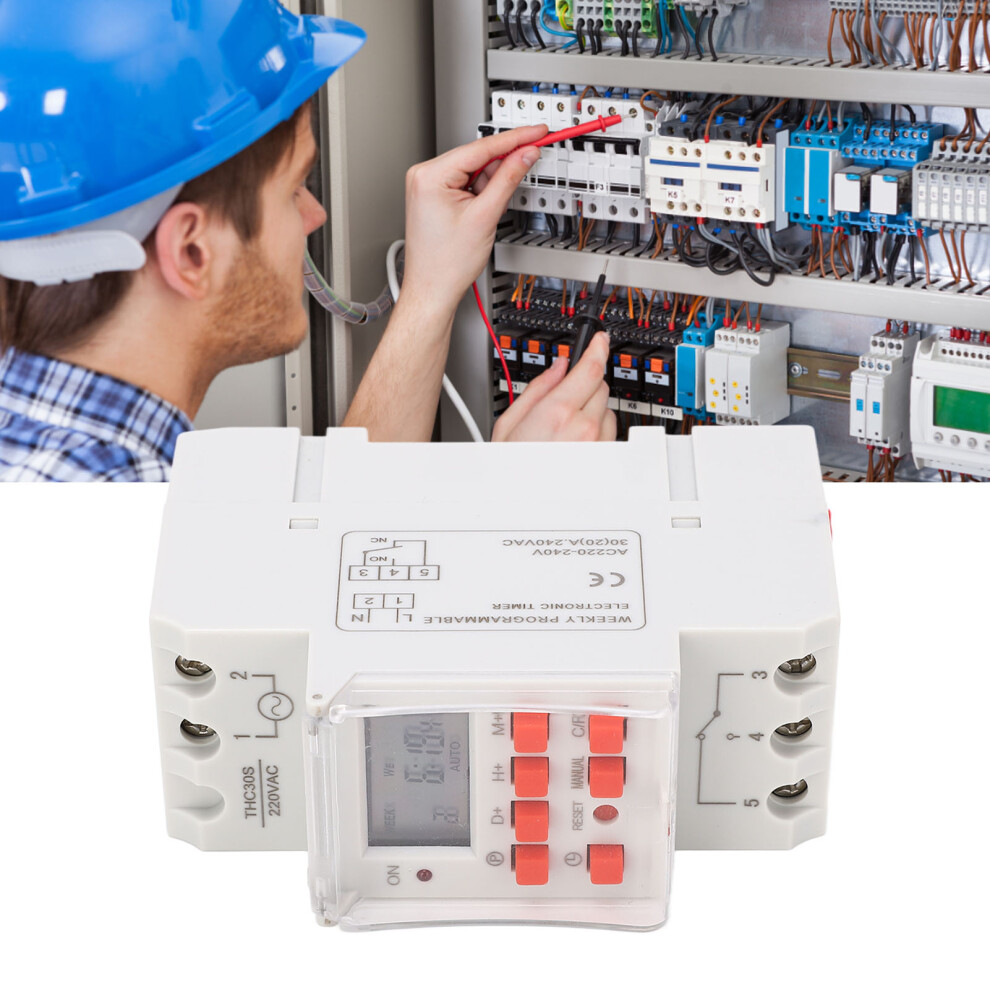 Programmable Lcd Timer Relay Switch 1 Second To 168 Hours 8331371124128