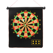 Magnetiska darttavlor för alla åldrar, perfekta för spelrum och sovrum, främjar koordination och tävlingsträning, upprullbar dubbelsidig