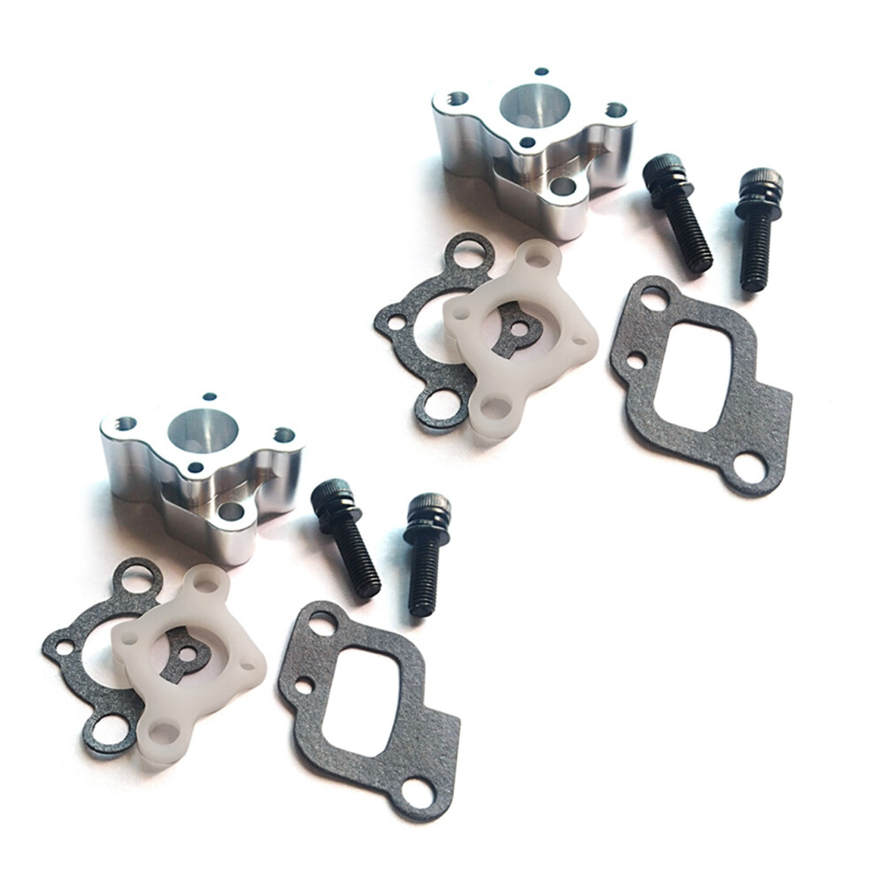 2X Cnc Intake Manifold Set For 23-30.5Cc Gas Engine Cy Hpi Baja 5B 5T 5Sc Losi 5Ive-T Rovan King Motor 6032803656133