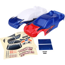 Crawler-Truck-Karosserie, individuell gestaltet, hochwertiges PVC, bedruckte Karosserie für ferngesteuerte RC-Geländewagen, montagefertig,