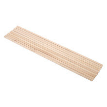 DIY-Holzdübel für Modellbau, Bastelarbeiten und DIY-Birkenstäbe mit glatter Oberfläche, unbehandelte Naturholzdübelstangen, geeignet für die