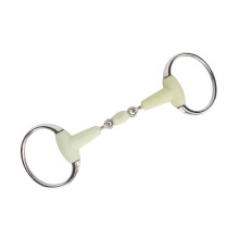 Professional Snaffle Bit with Apple Flavor Rubber for Effective Training