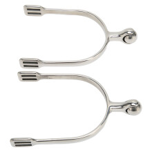 Women's Stainless Steel Spurs with Roller Ball for Horse Riding Control