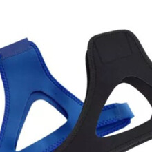 2PCS Breathable Anti Snoring Chin Strap, Black & Blue, S/M/L
