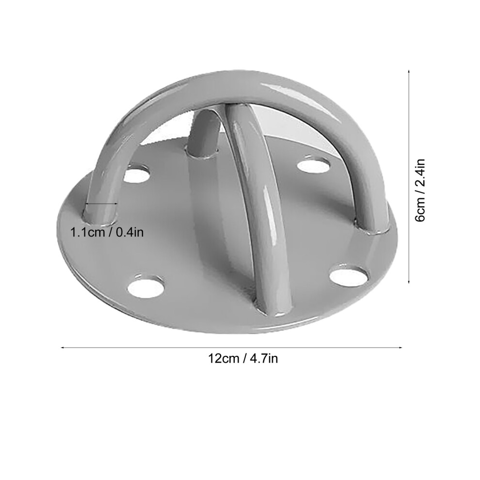 Rust-Resistant Iron Swing Hanger Set, 12Cm Diameter, Silver 7631371127107
