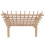 Eco-Friendly Wooden Thread Rack 60 Spools Foldable Beechwood Organizer 6