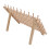 Eco-Friendly Wooden Thread Rack 60 Spools Foldable Beechwood Organizer 15