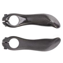 Carbon Fiber Bike Auxiliary Handlebar 22.2mm Matte Light & Durable
