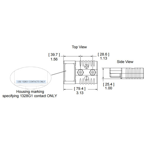 Grey 175A SB175A Battery Quick Connect Plug for Forklift & Boat Use 2