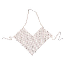 Elegante durchsichtige Körperkette im Tank-Top-Stil mit-L