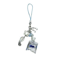 Elegantes Fischperlen-Mobile-Ornament, weicher-Blau