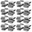 100Stk Kabelklemme Solar Panel Drahtclips Robust Silber 1