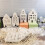 Ensemble de 4 moules en Silicone en forme de maison, outil 4