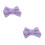 2Stk Haarclips Mit PU-Schleifen Accessoire 8