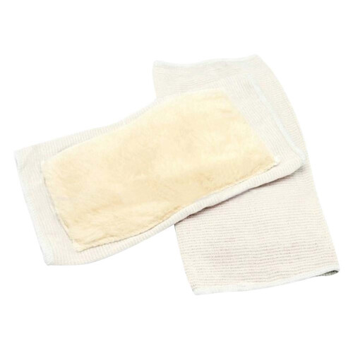 2Paare Kniepolster Aus Elastischem Material Mit Wärmender Beige